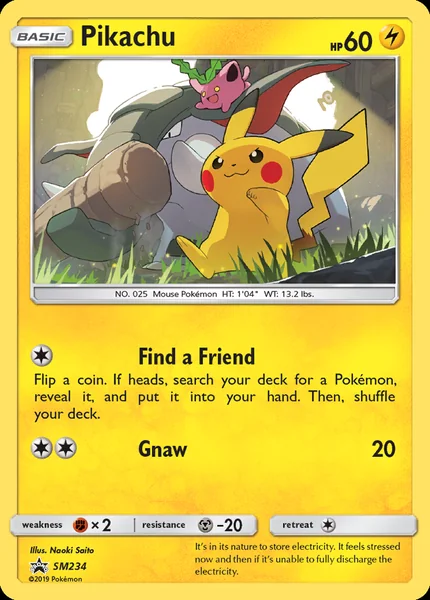 Pikachu card image