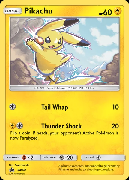 Pikachu card image