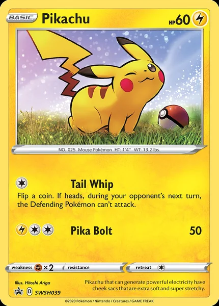 Pikachu card image