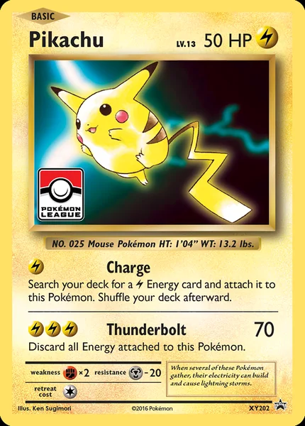Pikachu card image