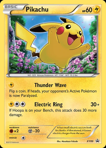 Pikachu card image