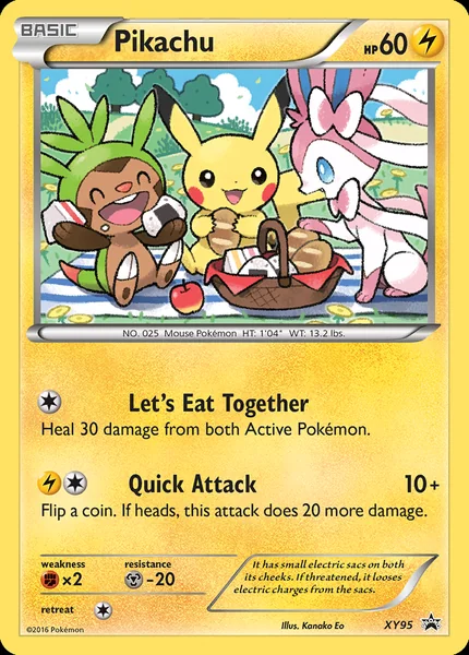 Pikachu card image