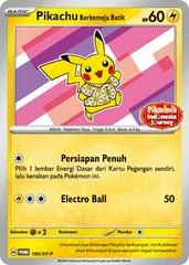 Pikachu Berkemeja Batik #190/SV-P card image