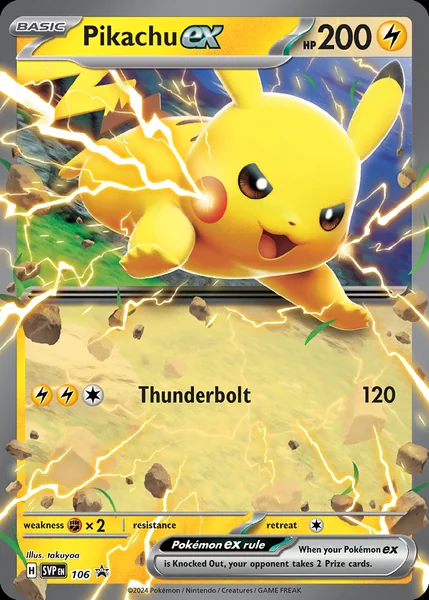 Pikachu Ex card image