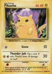 Pikachu card image