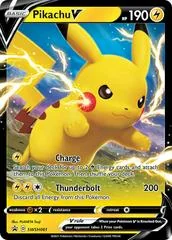 Pikachu V card image