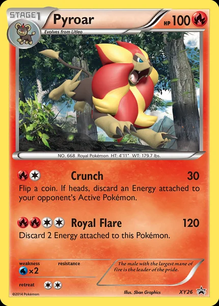 Pyroar card image