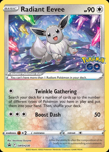 Radiant Eevee card image
