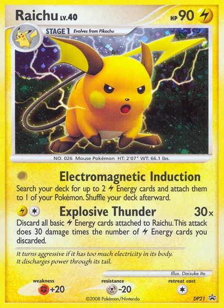 Raichu card image