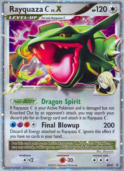 Rayquaza C LV.X card image