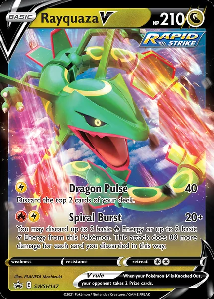 Rayquaza V card image