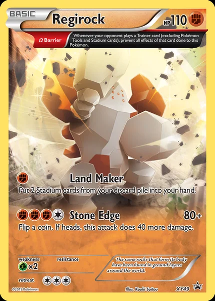 Regirock card image