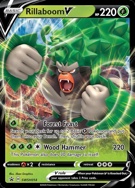 Rillaboom V card image