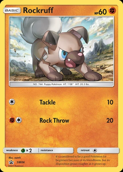 Rockruff General Mills Promo card image