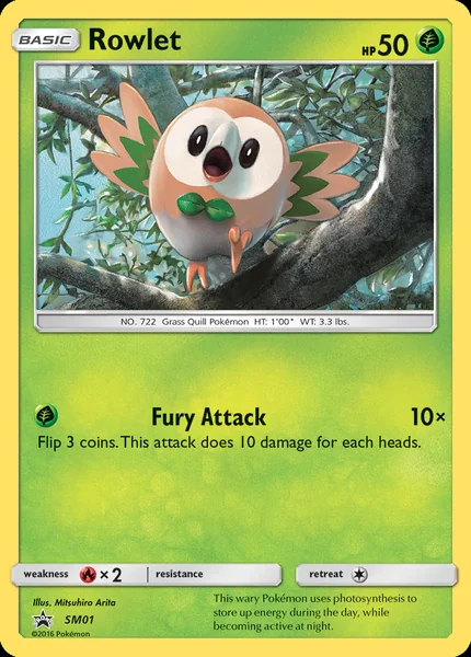 Rowlet card image