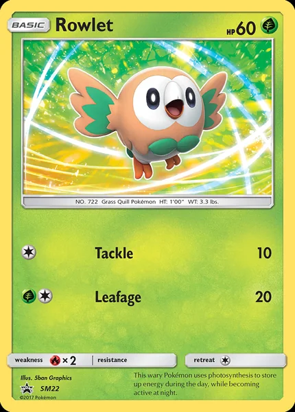 Rowlet card image