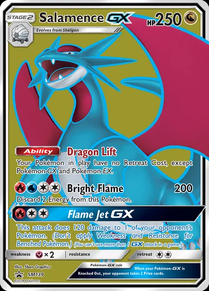 Salamence GX card image