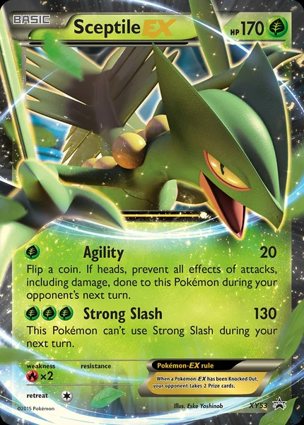 Sceptile EX card image