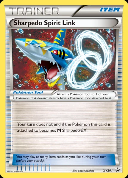 Sharpedo Spirit Link card image