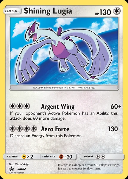 Shining Lugia card image