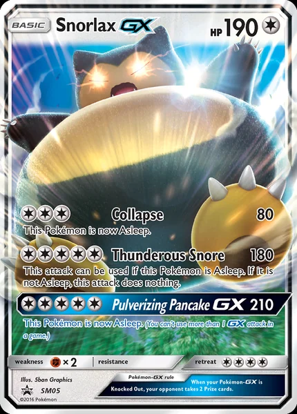 Snorlax GX card image