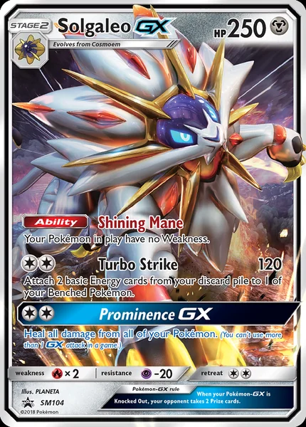 Solgaleo GX card image