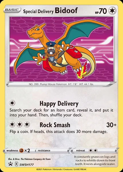 Special Delivery Bidoof card image