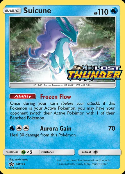 Suicune card image