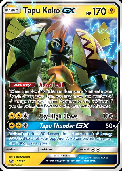 Tapu Koko GX card image