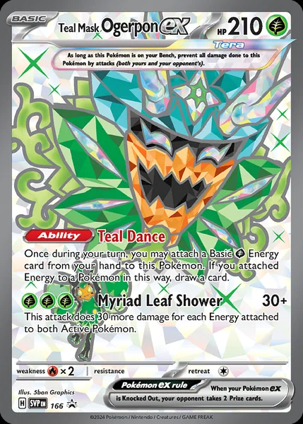 Teal Mask Ogerpon Ex card image