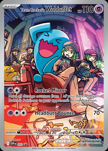 Team Rocket's Wobbuffet card image