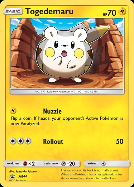 Togedemaru card image