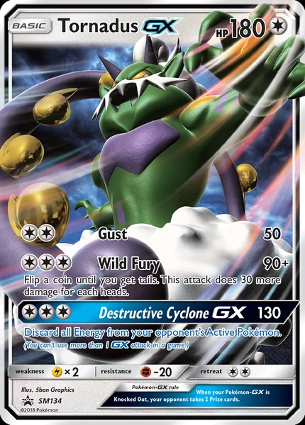Tornadus GX card image