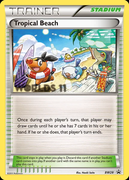 Tropical Beach card image