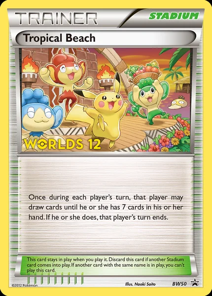Tropical Beach card image