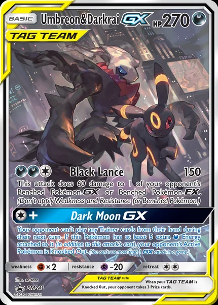 Umbreon & Darkrai GX card image