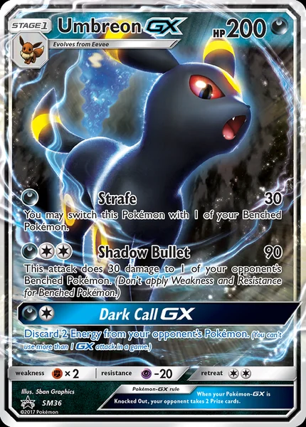 Umbreon GX card image