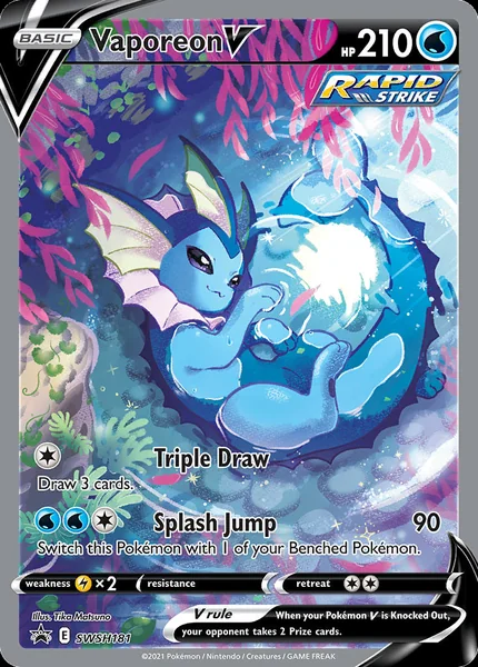 Vaporeon V card image