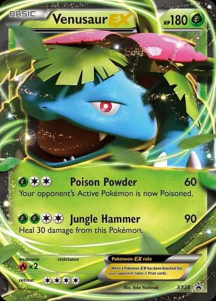 Venusaur EX card image