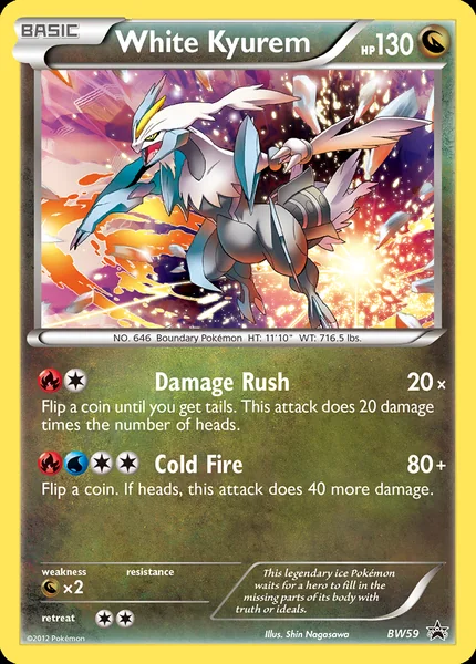 White Kyurem card image