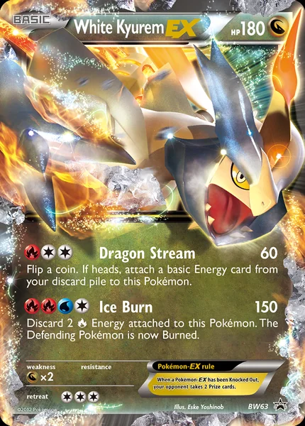 White Kyurem EX card image