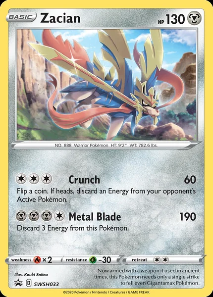 Zacian card image