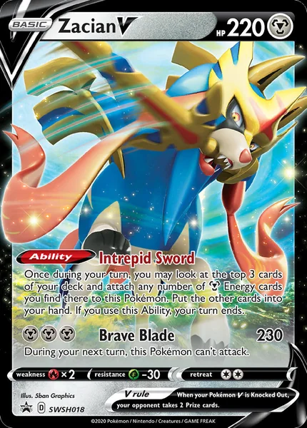 Zacian V card image
