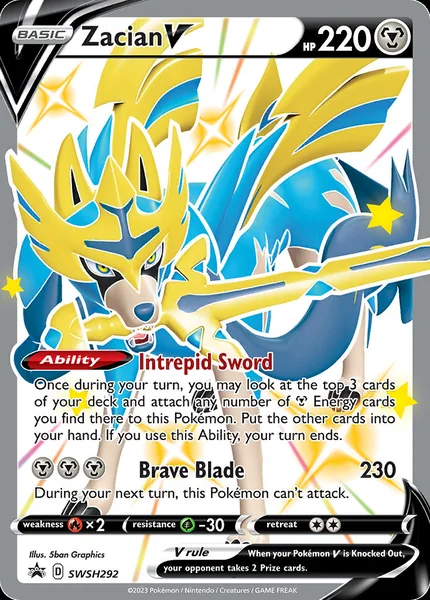 Zacian V card image