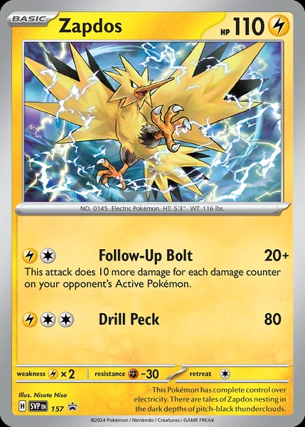 Zapdos card image