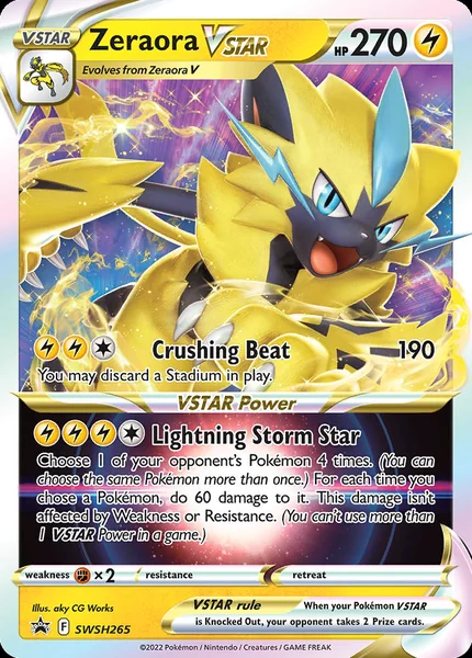 Zeraora VSTAR card image