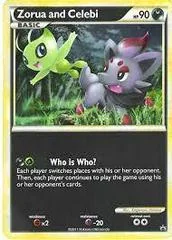 Zorua and Celebi card image