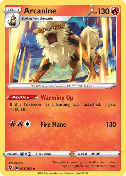 Arcanine card image