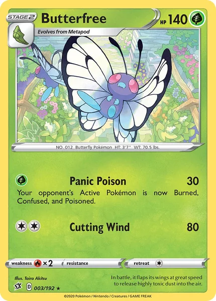 Butterfree card image