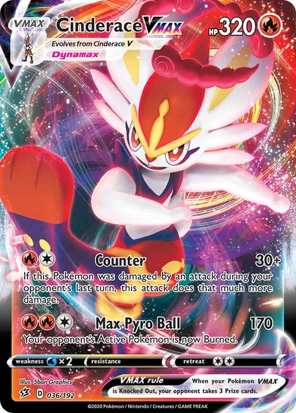Cinderace VMAX card image